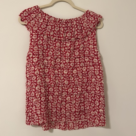 MARC BY MARC JACOBS floral layered silk blouse size L. - Picture 4 of 4